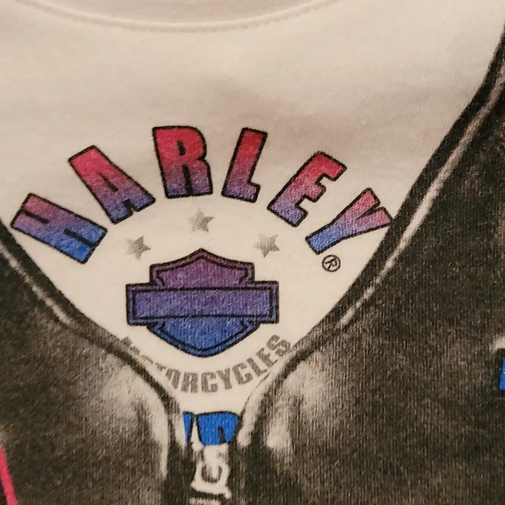Harley-Davidson Harley-Girl onesie 18 months plus an HD Roamer bear